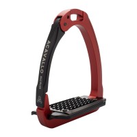 Acavallo® varnostna stremena ARENA ALUPLUS 2.0 - škrlatna rdeča