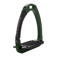 Acavallo® varnostna stremena ARENA ALUPLUS 2.0 - temno zelena