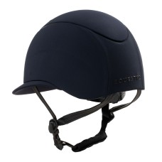 Equestro® jahalna čelada Embossed logo Wide Visor - temno modra