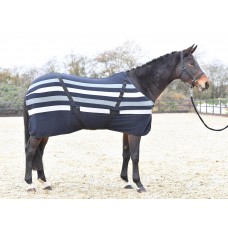 Odeja za znoj STRIPES - Črna/Siva