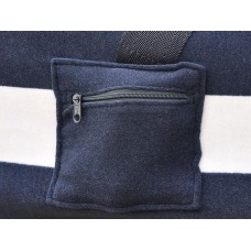 Odeja za znoj STRIPES - Črna/Siva