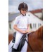 Otroška tekmovalna majica - LACY KIDS - kratek rokav, Technical Equestrian Apparel