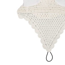 Equestro® dolgi naušniki COTTON - bombažni, več barv