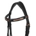 Angleška uzda EQUESTRO ROSEGOLD BIT - črna Angleška uzda EQUESTRO ROSEGOLD BIT - črna