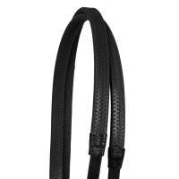 Angleška uzda EQUESTRO ROSEGOLD BIT - črna