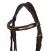 Angleška uzda EQUESTRO ROSEGOLD BIT - rjava Angleška uzda EQUESTRO ROSEGOLD BIT - rjava