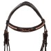 Angleška uzda EQUESTRO ROSEGOLD BIT - rjava Angleška uzda EQUESTRO ROSEGOLD BIT - rjava
