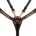Angleška oprsnica EQUESTRO ROSEGOLD BIT - rjava Angleška oprsnica EQUESTRO ROSEGOLD BIT - rjava