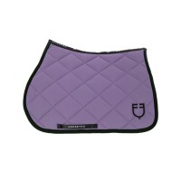 Skakalna podsedelnica EQUESTRO EMBROIDERED DAHLIA PURPLE