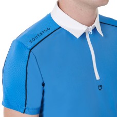 EQUESTRO® moška tekmovalna majica MESH TRIM