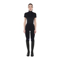 EQUESTRO® funkcijska majica s kratkimi rokavi BASE LAYER DAHLIA