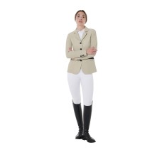 EQUESTRO® ženski tekmovalni suknjič ULTRA LIGHT - oxford tan