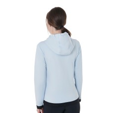 Equestro® tanka ženska jopa s kapuco INTERLOCK