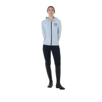 Equestro® tanka ženska jopa s kapuco INTERLOCK