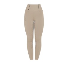 EQUESTRO® ženske jahalne pajkice Slim Fit SU26 - oxford tan