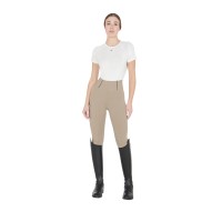 EQUESTRO® ženske jahalne pajkice Slim Fit SU26 - oxford tan