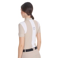 Equestro® ženska tehnična majica MESH INSERTS, OXFORD TAN