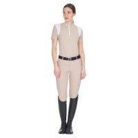 Equestro® ženska tehnična majica MESH INSERTS, OXFORD TAN
