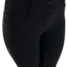 Equestro® ženske jahalne hlače z visokim pasom SLIM FIT