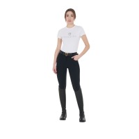 Equestro® ženske jahalne hlače z visokim pasom SLIM FIT