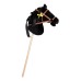 Equestro® konjiček HOBBY HORSE Black Equestro® konjiček HOBBY HORSE Black