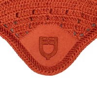Naušniki za konjička HOBBY HORSE Equestro® - brick red
