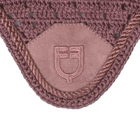 Naušniki za konjička HOBBY HORSE Equestro® - dark grayish pink
