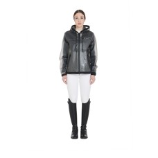 Dežna jahalna jakna EQUESTRO® TRANSPARENT