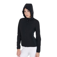 Equestro® tanka ženska tehnična jakna COMFORT BLACK Equestro® tanka ženska tehnična jakna COMFORT BLACK