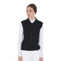 Equestro® tanek ženski brezrokavnik SLIM FIT BLACK Equestro® tanek ženski brezrokavnik SLIM FIT BLACK