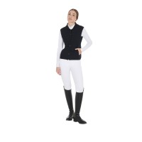 Equestro® tanek ženski brezrokavnik SLIM FIT BLACK