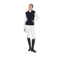 Equestro® tanek ženski brezrokavnik SLIM FIT BLACK