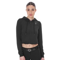 Equestro® kratek hoodie SCUBA Equestro® kratek hoodie SCUBA