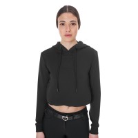 Equestro® kratek hoodie CUT OUT Equestro® kratek hoodie CUT OUT