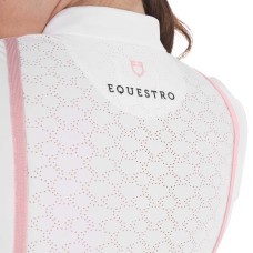 EQUESTRO® ženska tehnična tekmovalna majica KNIT TAPE