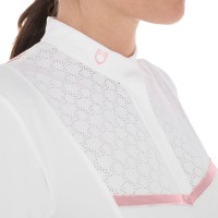 EQUESTRO® ženska tehnična tekmovalna majica KNIT TAPE