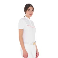 EQUESTRO® ženska tehnična tekmovalna majica KNIT TAPE