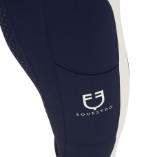 EQUESTRO® ženske poletne jahalne pajkice BICOLOR - zelo zračne, z žepom
