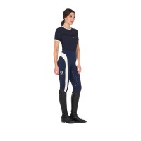 EQUESTRO® ženske poletne jahalne pajkice BICOLOR - zelo zračne, z žepom