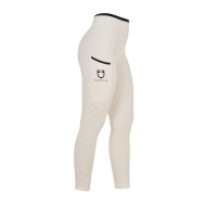 EQUESTRO® ženske poletne tekmovalne pajkice PERFORATED HYBRID - lahkotne, z žepom EQUESTRO® ženske poletne tekmovalne pajkice PERFORATED HYBRID - lahkotne, z žepom