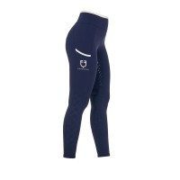EQUESTRO® ženske poletne jahalne pajkice PERFORATED HYBRID - lahkotne, z žepom EQUESTRO® ženske poletne jahalne pajkice PERFORATED HYBRID - lahkotne, z žepom
