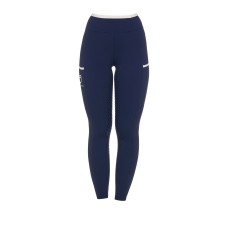 EQUESTRO® ženske poletne jahalne pajkice PERFORATED HYBRID - lahkotne, z žepom