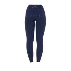 EQUESTRO® ženske poletne jahalne pajkice PERFORATED HYBRID - lahkotne, z žepom