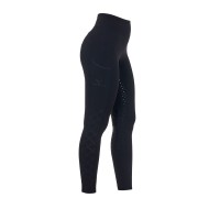 EQUESTRO® ženske poletne jahalne pajkice PERFORATED HYBRID - lahkotne, z žepom
