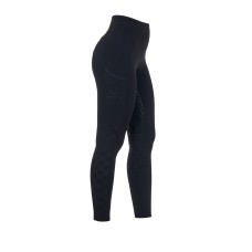 EQUESTRO® ženske poletne jahalne pajkice PERFORATED HYBRID - lahkotne, z žepom