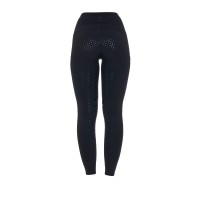 EQUESTRO® ženske poletne jahalne pajkice PERFORATED HYBRID - lahkotne, z žepom