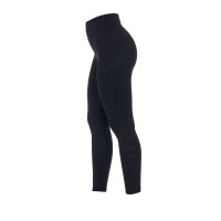 EQUESTRO® ženske poletne jahalne pajkice PERFORATED HYBRID - lahkotne, z žepom