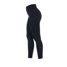 EQUESTRO® ženske poletne jahalne pajkice PERFORATED HYBRID - lahkotne, z žepom