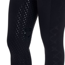 EQUESTRO® ženske poletne jahalne pajkice PERFORATED HYBRID - lahkotne, z žepom