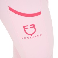EQUESTRO® ženske poletne jahalne pajkice PERFORATED HYBRID - lahkotne, z žepom